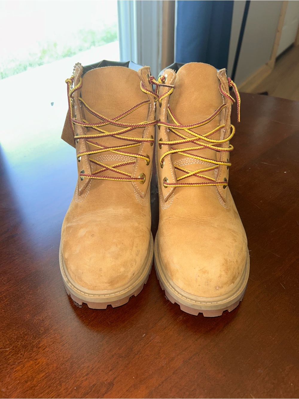 Timberland Boys Wheat/Tan Lace-Up Work Boots